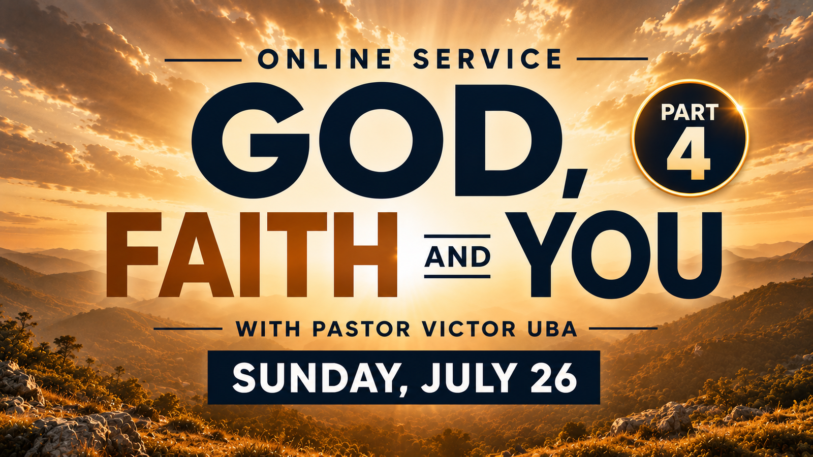 Sunday 26 July
